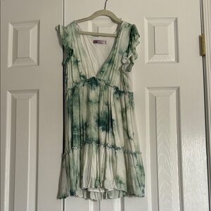 Tie-Dye Mini Dress